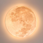 LunaGlanz: Round LED Ceiling Light in Minimalist Design