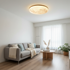 LunaGlanz: Round LED Ceiling Light in Minimalist Design