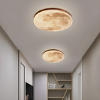 LunaGlanz: Round LED Ceiling Light in Minimalist Design