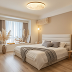 LunaGlanz: Round LED Ceiling Light in Minimalist Design