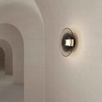 Elysium LED Wandlamp | Indirecte Verlichting, Goud/Amberglass