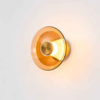 Elysium LED Wandlamp | Indirecte Verlichting, Goud/Amberglass