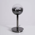 Floating Fireball Mirrored Glass Orb Table Lamp