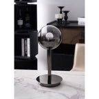 Floating Fireball Mirrored Glass Orb Table Lamp