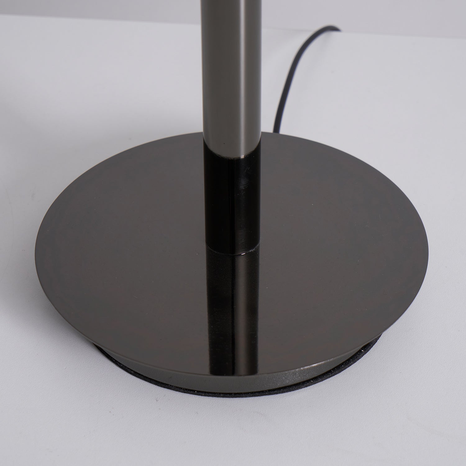 Floating Fireball Mirrored Glass Orb Table Lamp