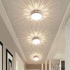Lunoval: Energy-saving LED ceiling light with a flat profile & stylish light design – for balcony & entrance area
