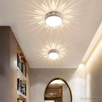 Lunoval: Energy-saving LED ceiling light with a flat profile & stylish light design – for balcony & entrance area