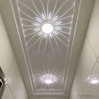 Lunoval: Energy-saving LED ceiling light with a flat profile & stylish light design – for balcony & entrance area