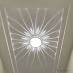 Lunoval: Energy-saving LED ceiling light with a flat profile & stylish light design – for balcony & entrance area