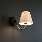 Capiz Shell Two-Tone Iron Wall Sconce