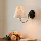 Capiz Shell Two-Tone Iron Wall Sconce
