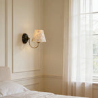 Capiz Shell Two-Tone Iron Wall Sconce