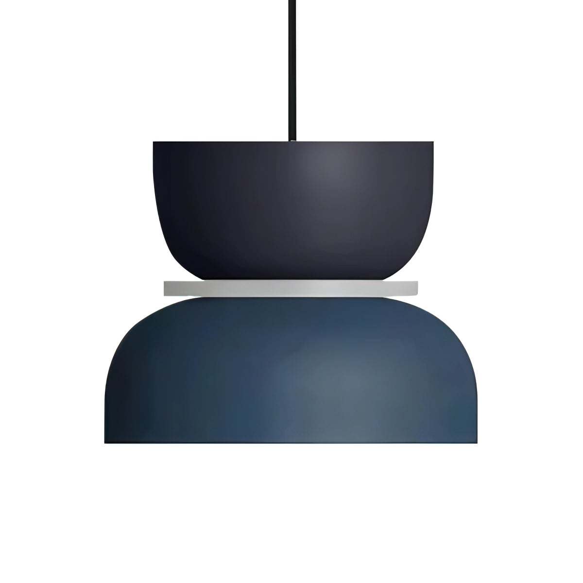 Nordic Macaron Double-Bowl Acrylic Pendant Light