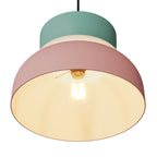 Nordic Macaron Double-Bowl Acrylic Pendant Light