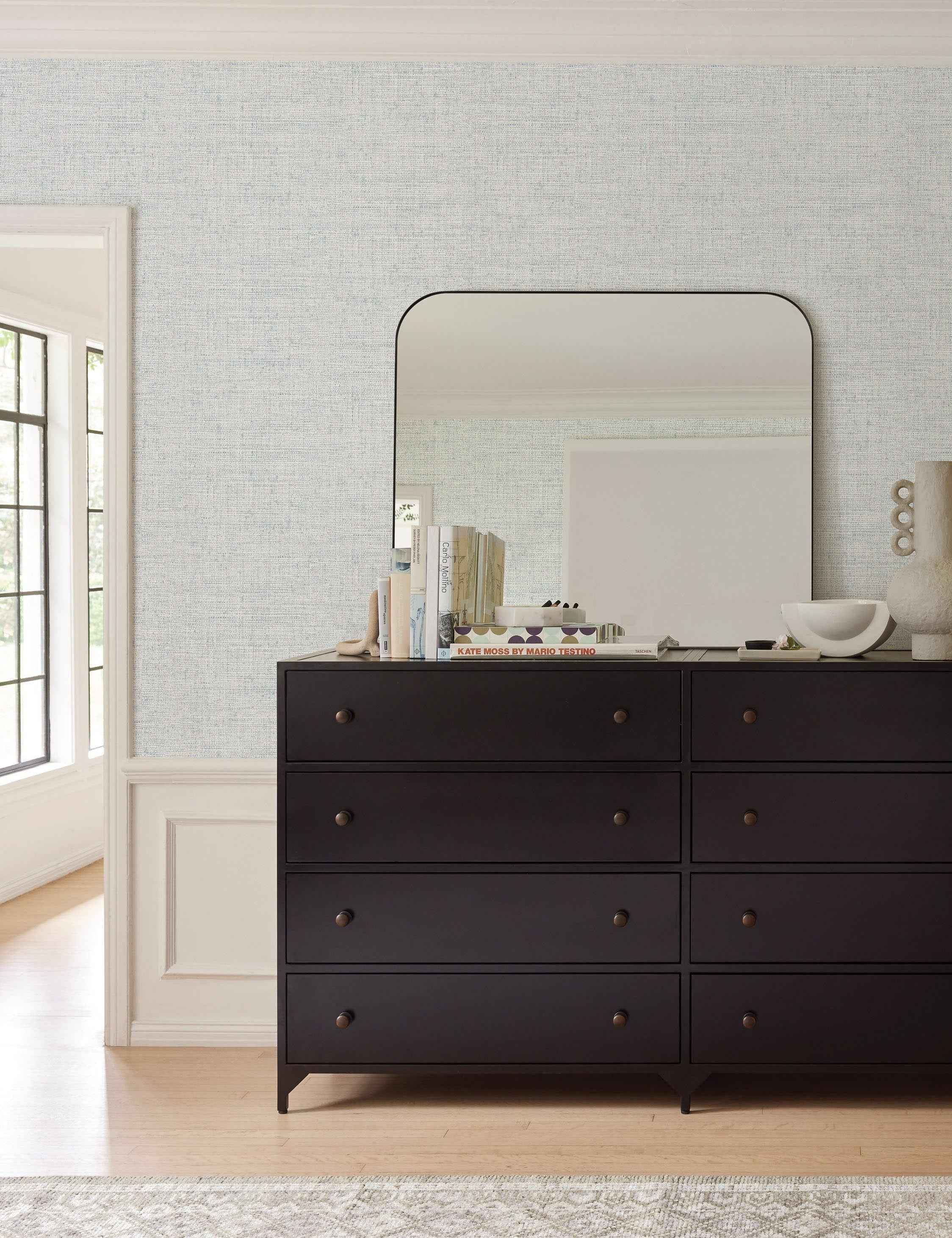 Tessier Faux Grasscloth Wallpaper