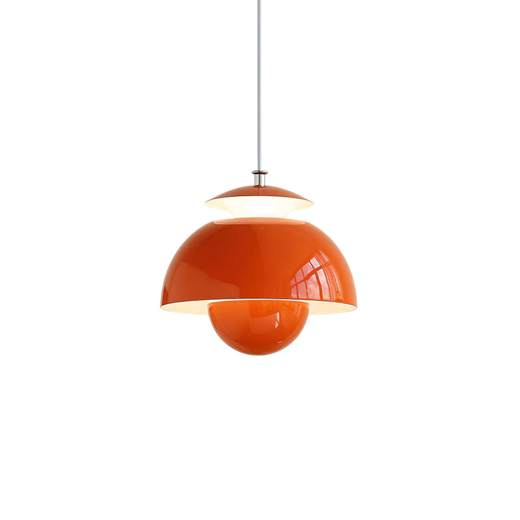 Layered Macaron Flower Bud LED Pendant Light