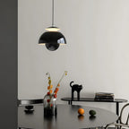 Layered Macaron Flower Bud LED Pendant Light