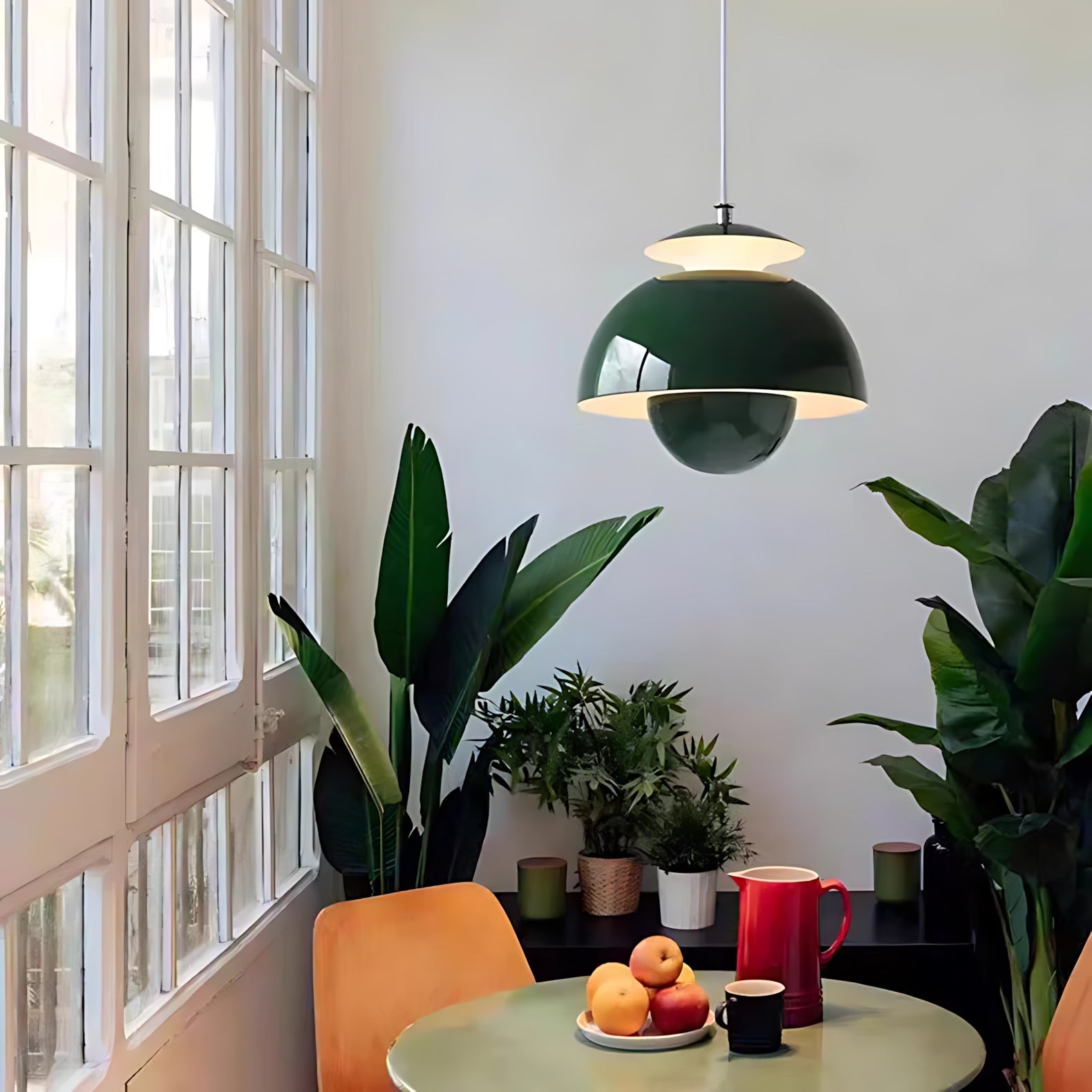 Layered Macaron Flower Bud LED Pendant Light