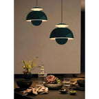 Layered Macaron Flower Bud LED Pendant Light