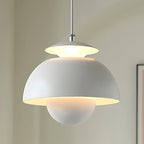 Layered Macaron Flower Bud LED Pendant Light