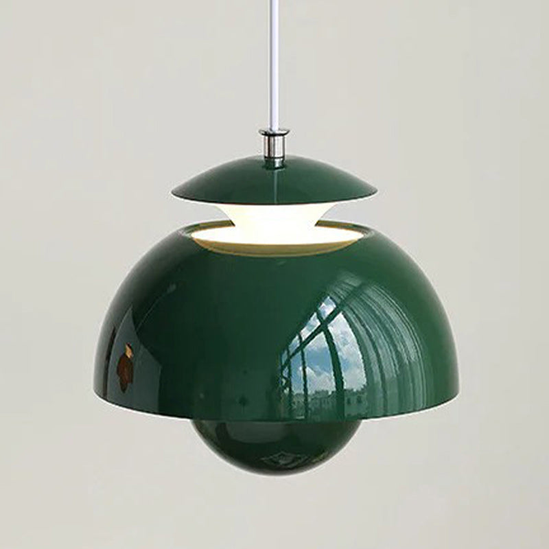 Layered Macaron Flower Bud LED Pendant Light