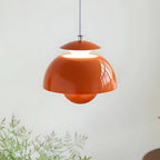 Layered Macaron Flower Bud LED Pendant Light