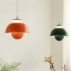 Layered Macaron Flower Bud LED Pendant Light