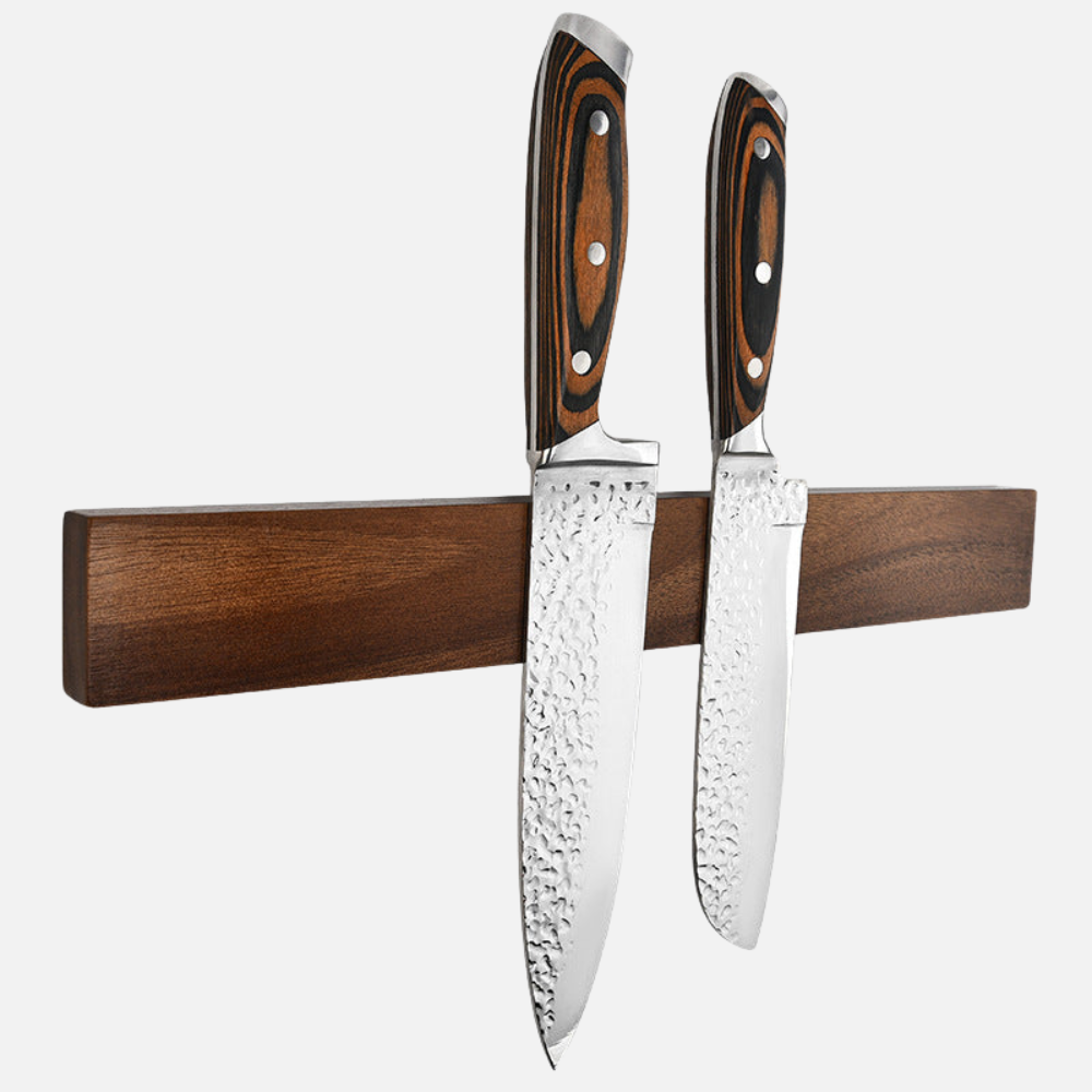 Magnetic Knife Rack Wood Wall Mounted Storage Holder