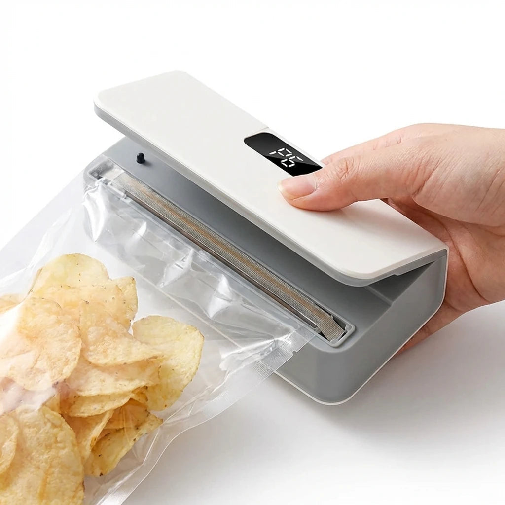 Bag Sealer Magnetic Mini Battery Operated Plastic