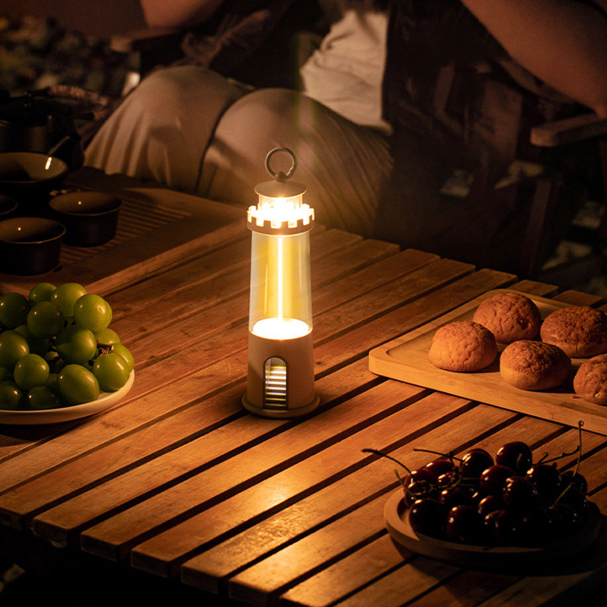 Lantern Rechargeable LED USB C Magnetic Base 1200mAh Battery