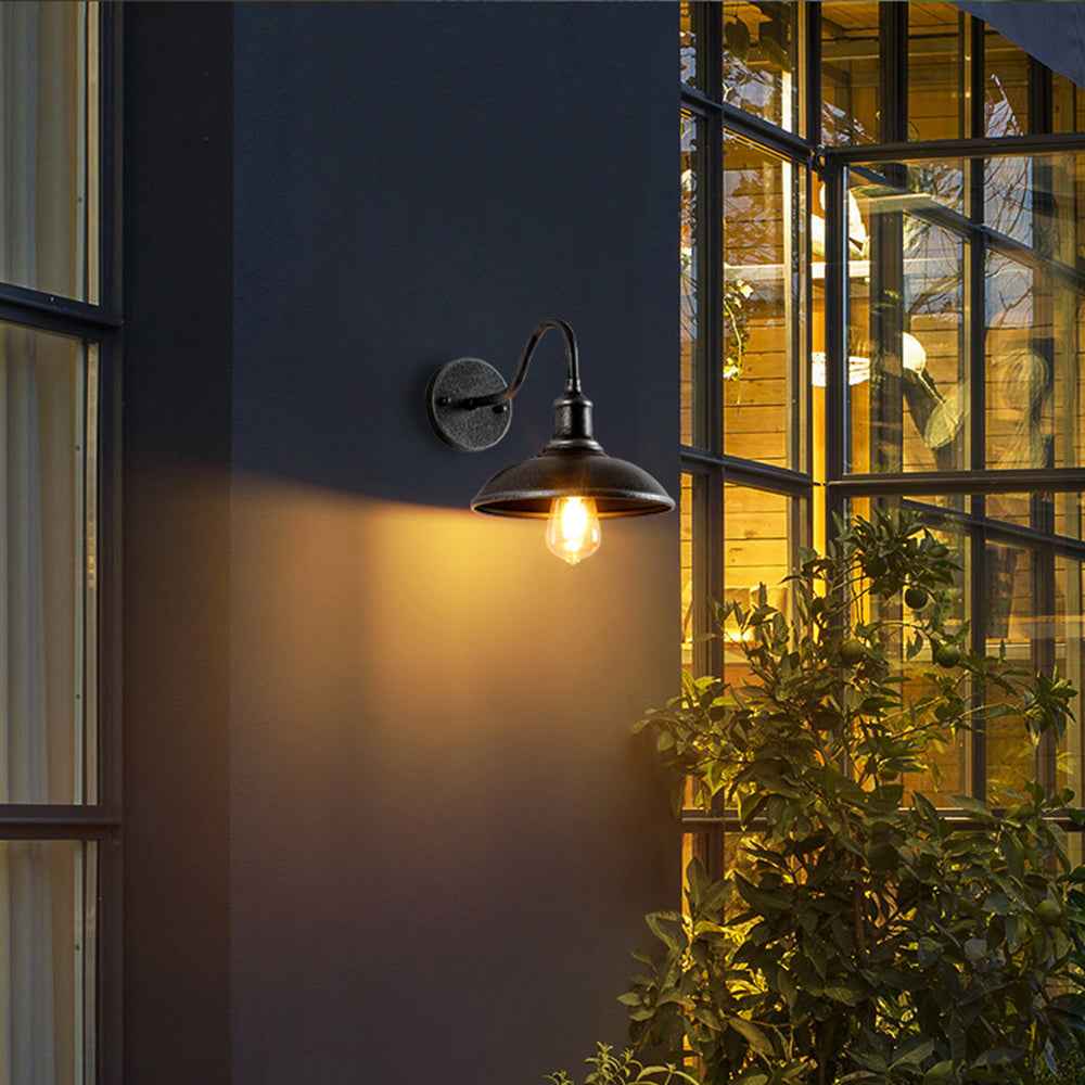 Brix Outdoor Wall Lamp | IP65 Waterproof, Cast Iron