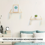 MakrameeStil: Wooden Wall Shelf – Floating, Decorative & Versatile for Kitchen, Bathroom & Living Spaces