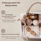 MamaStil: Baby Storage Organizer – modern, sturdy & versatile for diapers, wipes & accessories