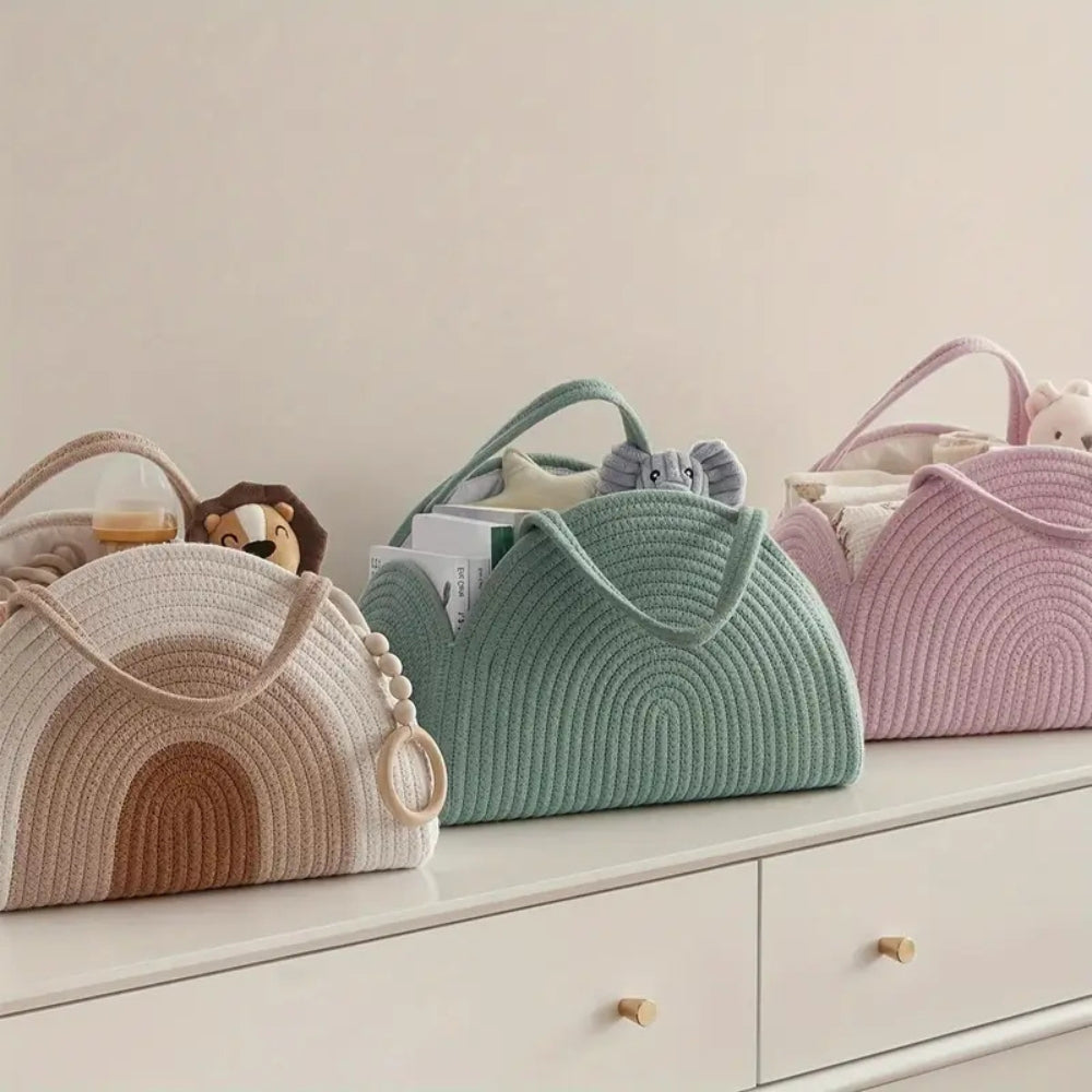 MamaStil: Baby Storage Organizer – modern, sturdy & versatile for diapers, wipes & accessories