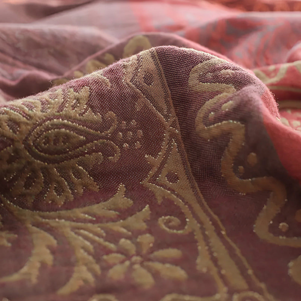 MandalaGlück: Cotton Blankets in Boho Style with Colorful Mandala Pattern & Fringe Detail – for Sofa & Bedroom
