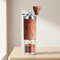 Manual Coffee Grinder with Stainless Steel Burrs – Portable Coffee Bean Grinder for Home and Travel