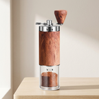 Manual Coffee Grinder with Stainless Steel Burrs – Portable Coffee Bean Grinder for Home and Travel