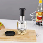 Manual Vegetable Chopper Durable Stainless Steel, Easy to Clean