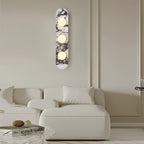 Marbellea: Marble Wall Light with Glass Balls – Modern Design Wall Lamp for Living Room & Hallway