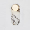 Marbellea: Marble Wall Light with Glass Balls – Modern Design Wall Lamp for Living Room & Hallway