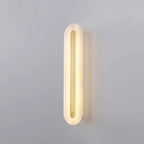 Bello Wandlamp | Wit Albast & Messing, Geïntegreerde LED