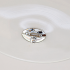 Molded Glass Dome LED Semi-Flush Ceiling Light
