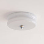 Molded Glass Dome LED Semi-Flush Ceiling Light