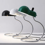 Cantilevered Chrome Loop Retro Desk Lamp