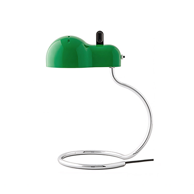 Cantilevered Chrome Loop Retro Desk Lamp