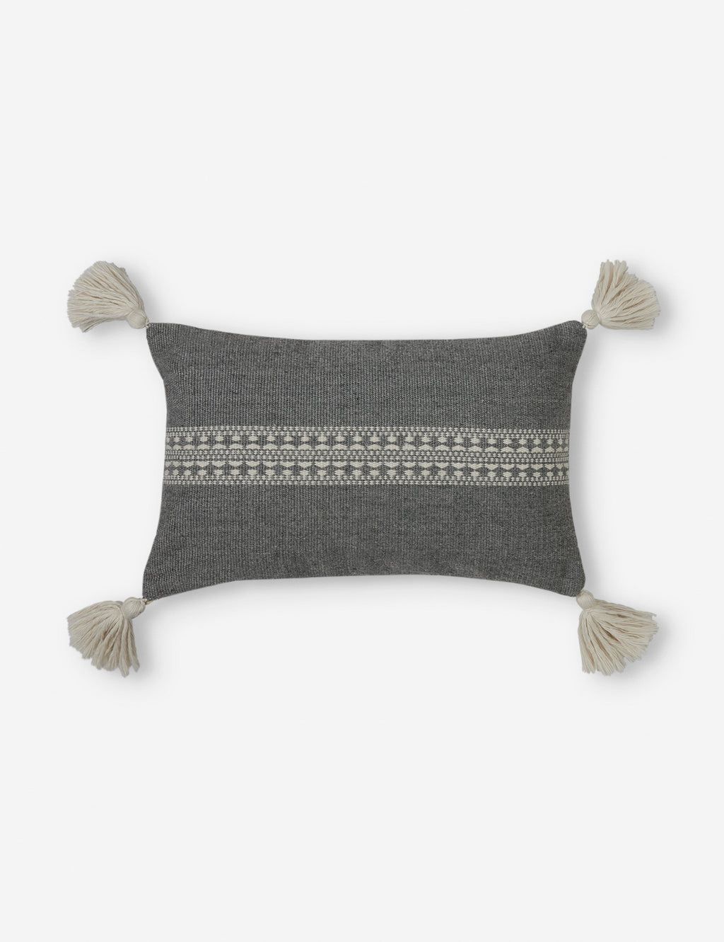 Mira Accent Pillow | Tasseled Corners, Indoor/Outdoor Use