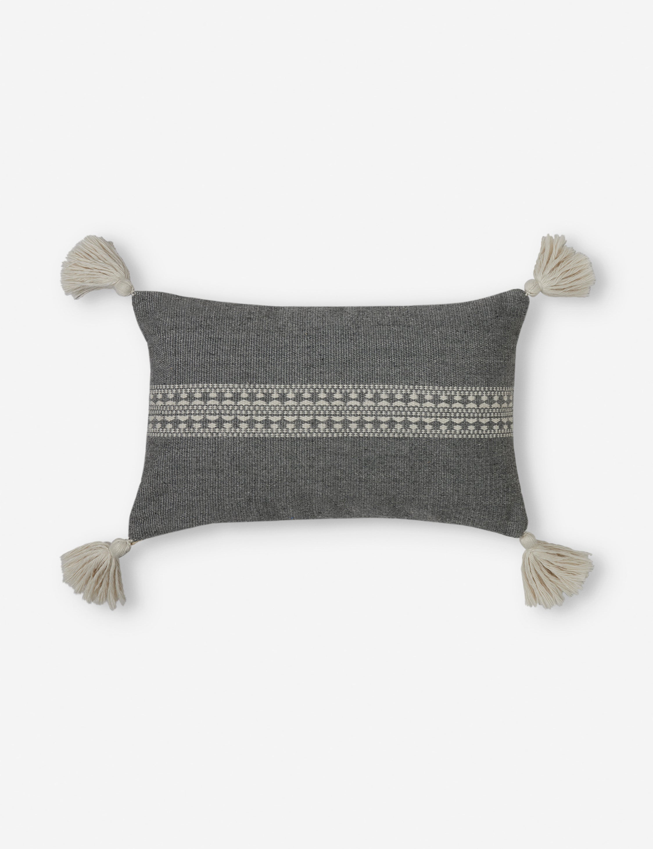 Mira Accent Pillow | Tasseled Corners, Indoor/Outdoor Use