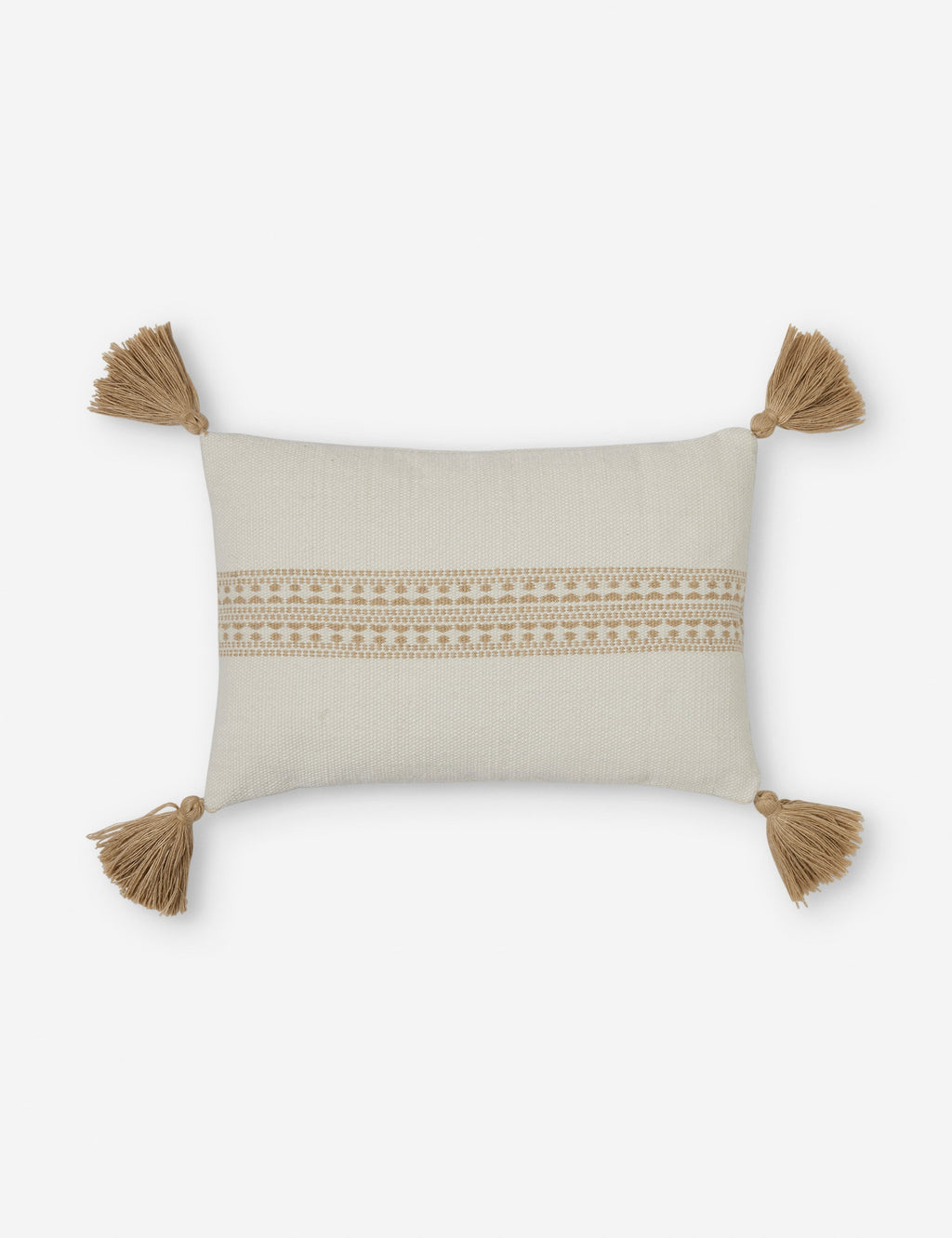 Mira Accent Pillow | Tasseled Corners, Indoor/Outdoor Use