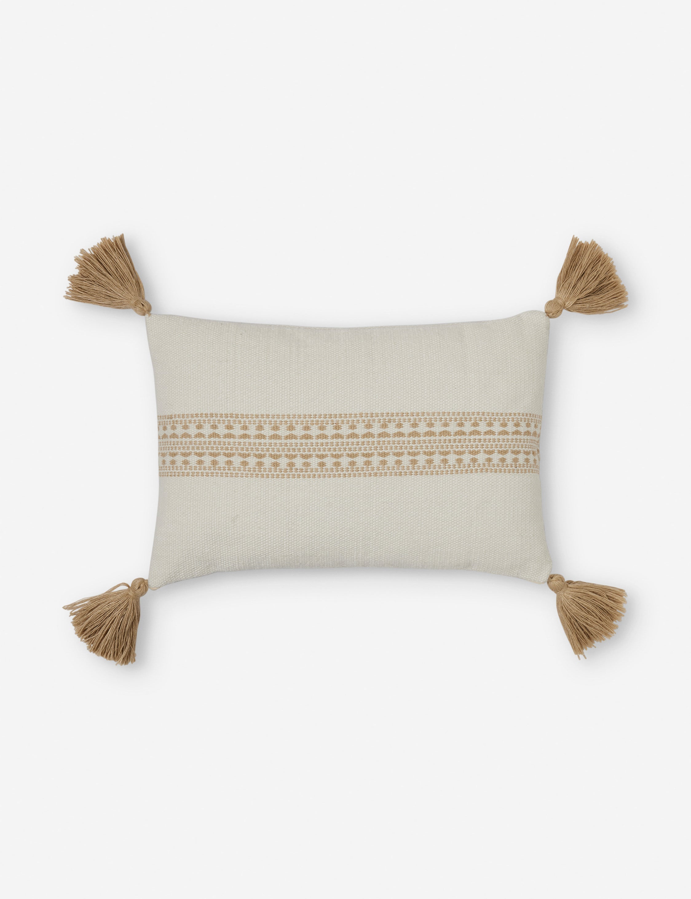 Mira Accent Pillow | Tasseled Corners, Indoor/Outdoor Use