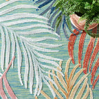 Marisol floral pattern rug for indoor and outdoor use